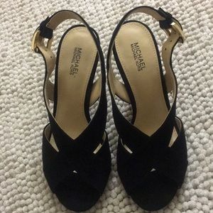 Michael kors Black Becky sandals